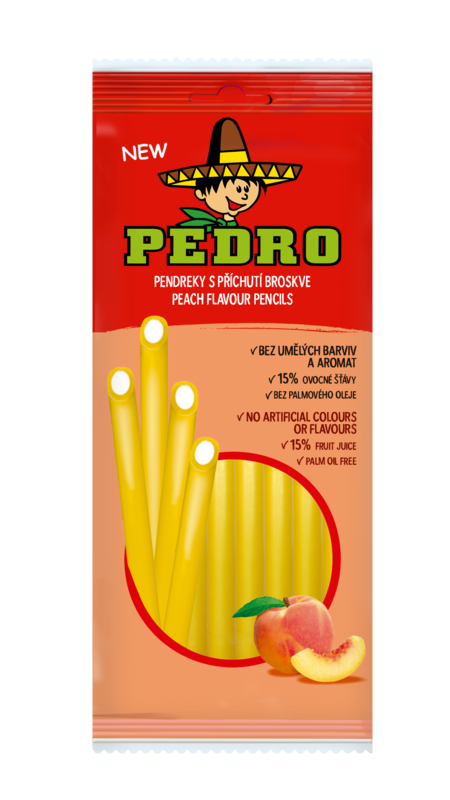 Pedro broskvové pendreky 80g