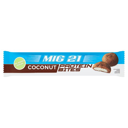 MIG 21 Sušenky plněné kokosovou náplní s proteiny 40g